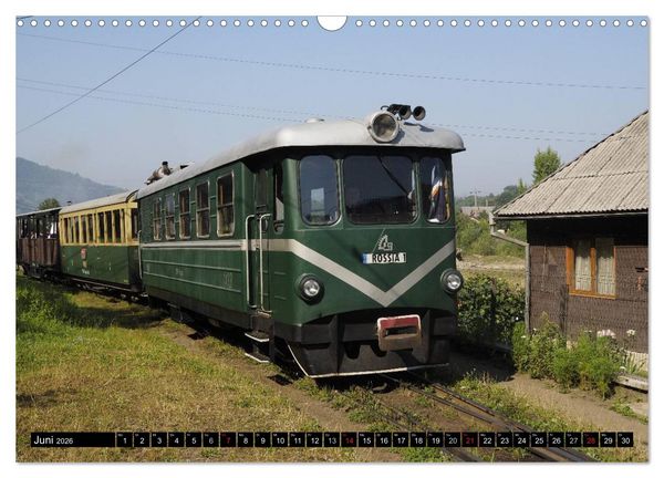Produktbild: Entlang der Wassertalbahn - Auf schmaler Spur im Norden Rum&auml;niens (Wandkalender 2026 DIN A3 quer), CALVENDO Monatskalender