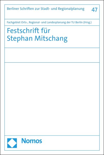 Produktbild: Festschrift f&uuml;r Stephan Mitschang