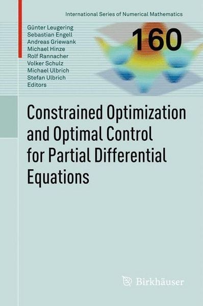 Produktbild: Constrained Optimization and Optimal Control for Partial Differential Equations