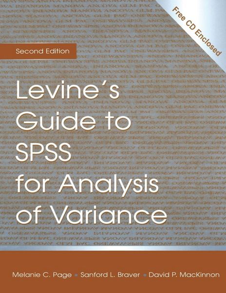 Produktbild: Levine's Guide to SPSS for Analysis of Variance