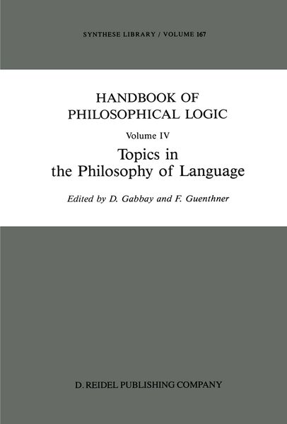 Produktbild: Handbook of Philosophical Logic