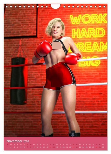 Produktbild: Pin Up Sport (Wandkalender 2026 DIN A4 hoch), CALVENDO Monatskalender