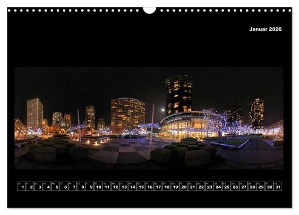 Produktbild: Vancouver / Kanada in faszinierender 360&deg; Panorama-Photographie (Wandkalender 2026 DIN A3 quer), CALVENDO Monatskalender