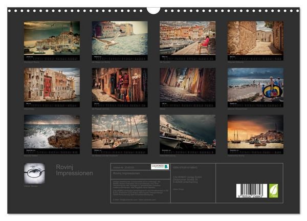 Produktbild: Rovinj Impressionen (Wandkalender 2026 DIN A3 quer), CALVENDO Monatskalender