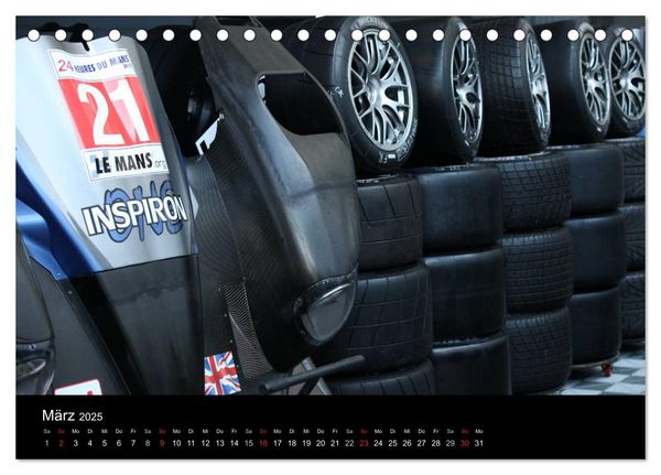 Produktbild: 24 Stunden in Le Mans (Tischkalender 2025 DIN A5 quer), CALVENDO Monatskalender