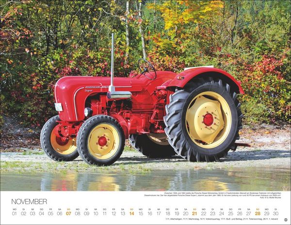 Produktbild: Starke Traktoren Posterkalender 2027
