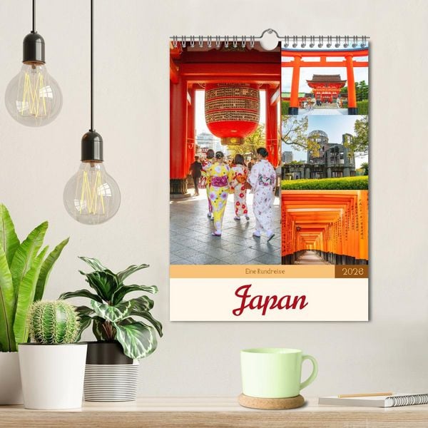 Produktbild: Eine Rundreise - Japan (Wandkalender 2026 DIN A4 hoch), CALVENDO Monatskalender