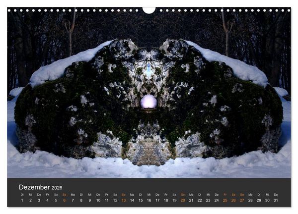 Produktbild: Spiegelwelten - Im Reich der Naturwesen (Wandkalender 2026 DIN A3 quer), CALVENDO Monatskalender