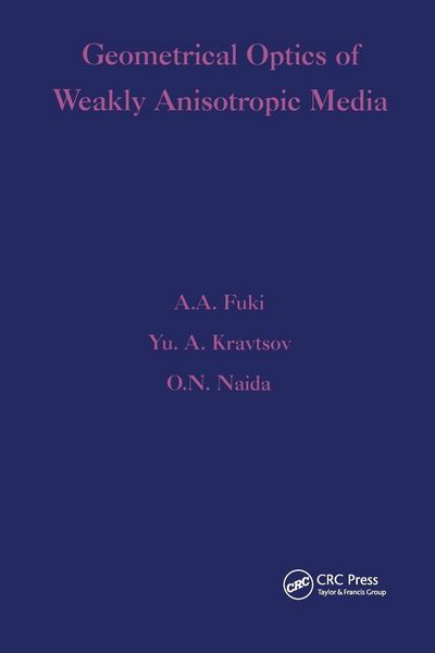 Produktbild: Geometrical Optics of Weakly Anisotropic Media