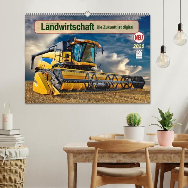 Produktbild: Landwirtschaft - die Zukunft ist digital (Wandkalender 2026 DIN A2 quer), CALVENDO Monatskalender
