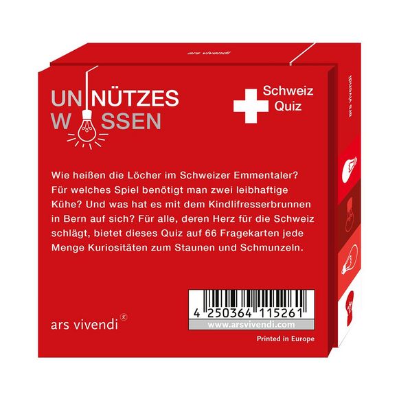 Produktbild: Unn&uuml;tzes Wissen Schweiz