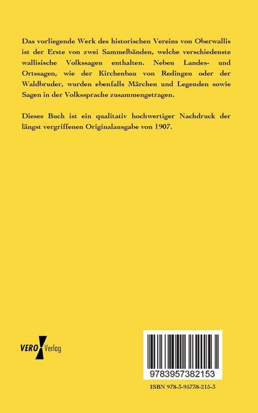 Produktbild: Walliser Sagen