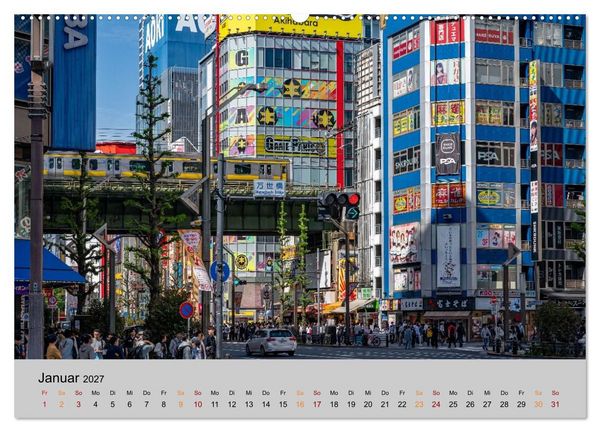 Produktbild: Tokio. Die faszinierende Metropole Japans (Wandkalender 2027 DIN A2 quer), CALVENDO Monatskalender
