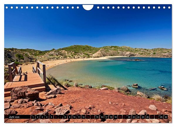 Produktbild: MENORCA - Die sanfte Perle (Wandkalender 2026 DIN A4 quer), CALVENDO Monatskalender