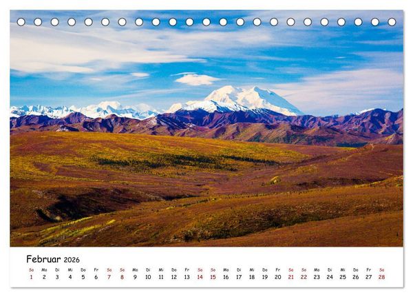 Produktbild: Alaska und Yukon, endlose Freiheit erleben (Tischkalender 2026 DIN A5 quer), CALVENDO Monatskalender