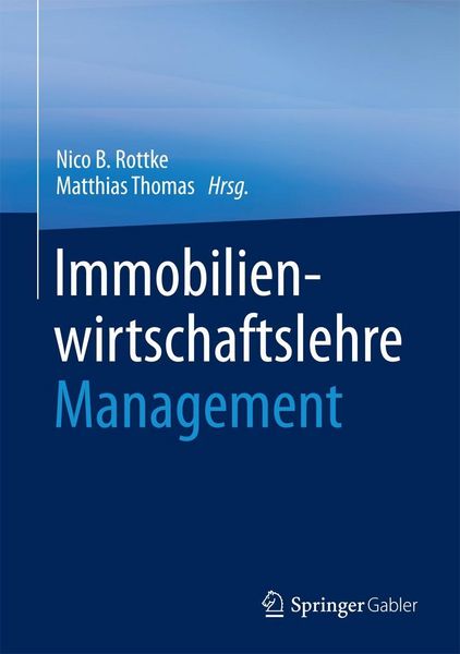 Produktbild: Immobilienwirtschaftslehre - Management