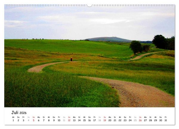 Produktbild: Jakobsweg - Camino Finisterre (hochwertiger Premium Wandkalender 2026 DIN A2 quer), Kunstdruck in Hochglanz