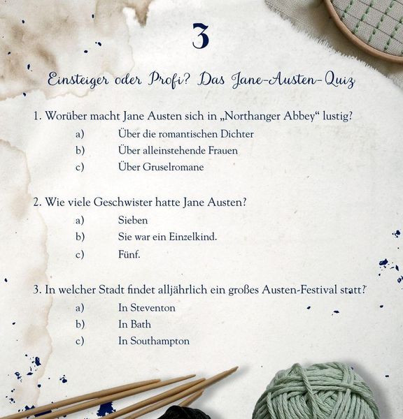 Produktbild: Zettelkalender - Weihnachten mit Jane Austen