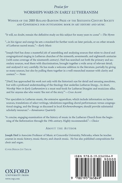 Produktbild: Worship Wars in Early Lutheranism