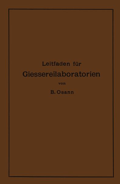 Produktbild: Leitfaden f&uuml;r Gie&szlig;ereilaboratorien