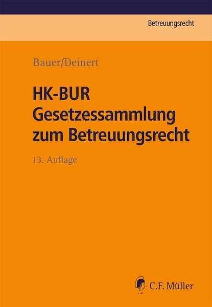Produktbild: HK-BUR Gesetzessammlung zum Betreuungsrecht
