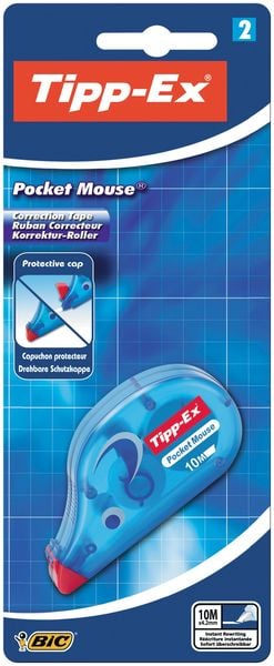Produktbild: BIC Korrekturroller Tipp-Ex Pocket Mouse 2er Set