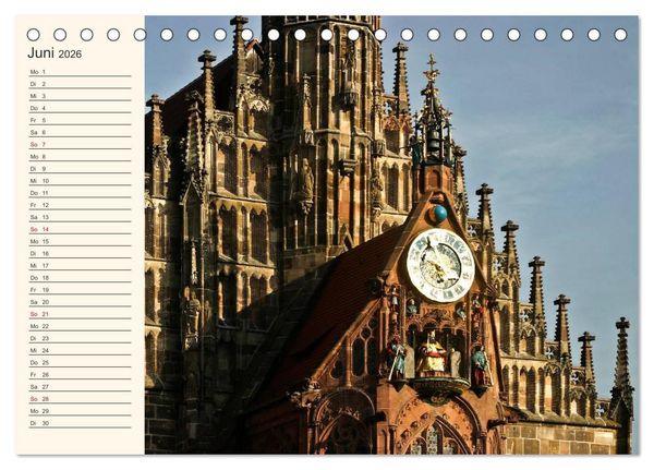 Produktbild: Kaiserstadt N&uuml;rnberg (Tischkalender 2026 DIN A5 quer), CALVENDO Monatskalender