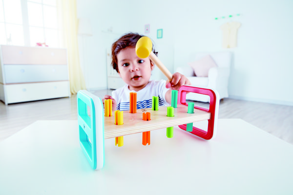 Produktbild: Hape Regenbogen-Klopfbank