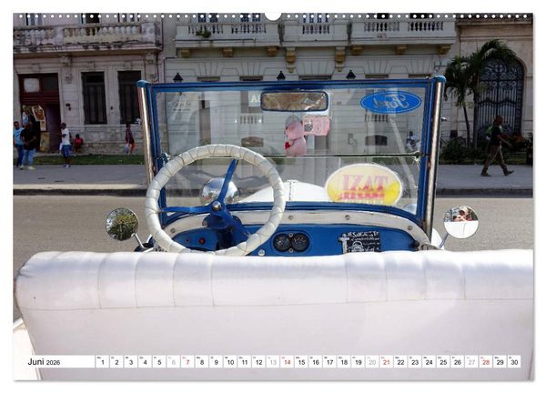 Produktbild: Ford Modell A - Ein r&uuml;stiger Neunzigj&auml;hriger in Havanna (Wandkalender 2026 DIN A2 quer), CALVENDO Monatskalender