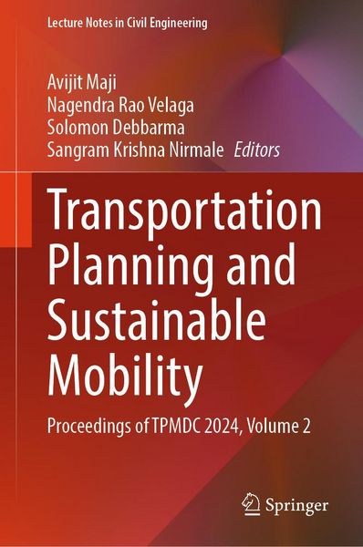 Produktbild: Transportation Planning and Sustainable Mobility