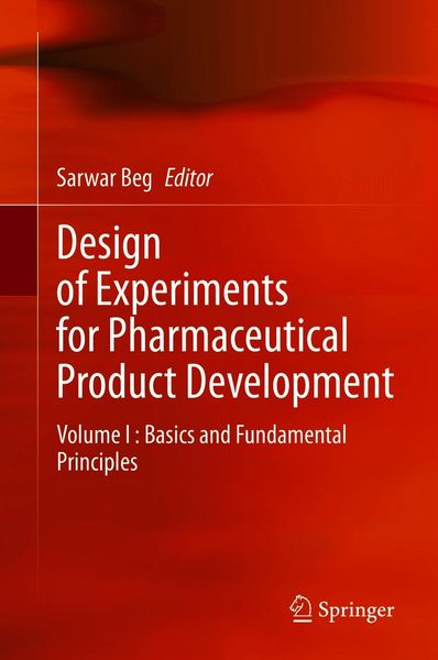 Produktbild: Design of Experiments for Pharmaceutical Product Development
