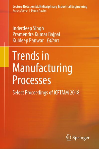 Produktbild: Trends in Manufacturing Processes