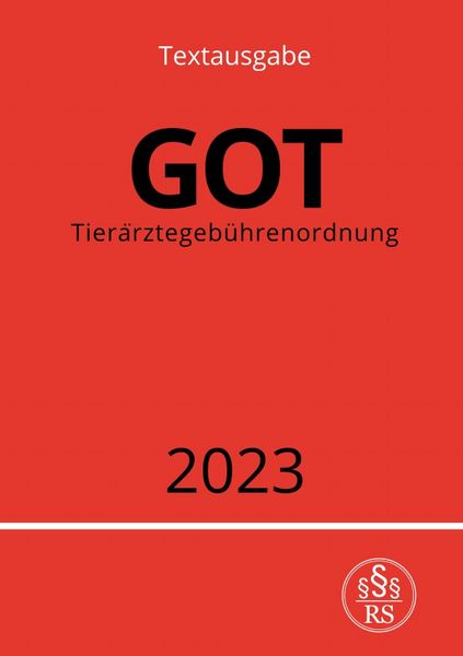 Produktbild: Tier&auml;rztegeb&uuml;hrenordnung - GOT 2023