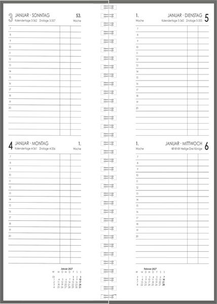 Produktbild: Tagevormerkbuch 2T/1S 2027