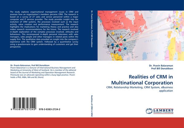 Produktbild: Realities of CRM in Multinational Corporation