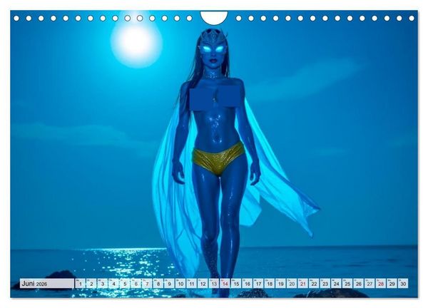Produktbild: Superheldinnen - Enth&uuml;llte Kraft und Kurven (Wandkalender 2026 DIN A4 quer), CALVENDO Monatskalender
