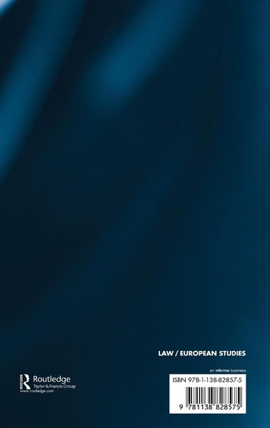 Produktbild: The European Union as an Area of Freedom, Security and Justice