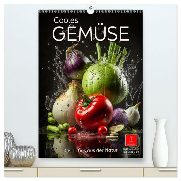 Produktbild: Cooles Gem&uuml;se (hochwertiger Premium Wandkalender 2026 DIN A2 hoch), Kunstdruck in Hochglanz