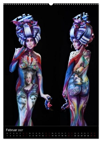 Produktbild: World Bodypainting Festival #21 (hochwertiger Premium Wandkalender 2027 DIN A2 hoch), Kunstdruck in Hochglanz