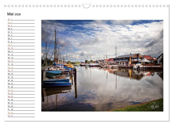 Produktbild: Friesland - am Vareler Hafen (Wandkalender 2026 DIN A3 quer), CALVENDO Monatskalender