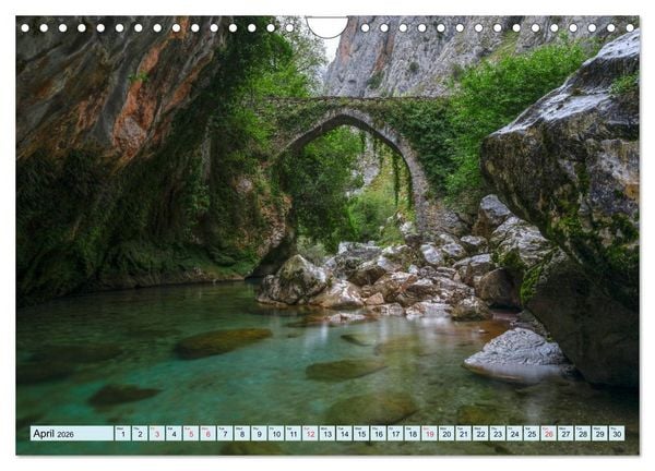 Produktbild: North Spain, the authentic and undiscovered side of Spain (Wall Calendar 2026 DIN A4 landscape), CALVENDO 12 Month Wall Calendar