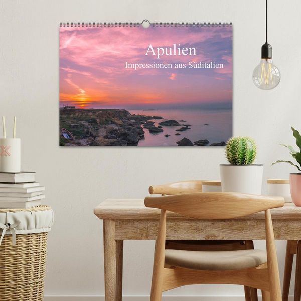 Produktbild: Apulien - Impressionen aus S&uuml;ditalien (Wandkalender 2026 DIN A3 quer), CALVENDO Monatskalender