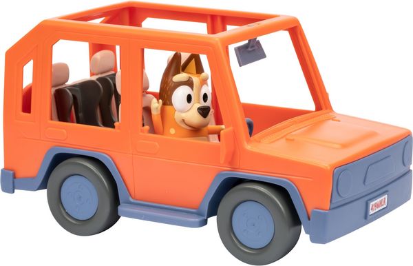 Produktbild: Moose Toys 300176 - BLUEY S11 Heeler Family Road Trip 4WD Vehicle, Familienauto mit Chilli-Figur