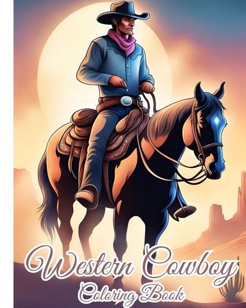 Produktbild: Western Cowboy Coloring Book