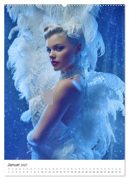 Produktbild: The Art of Burlesque (hochwertiger Premium Wandkalender 2027 DIN A2 hoch), Kunstdruck in Hochglanz