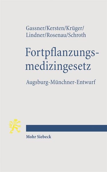 Produktbild: Fortpflanzungsmedizingesetz