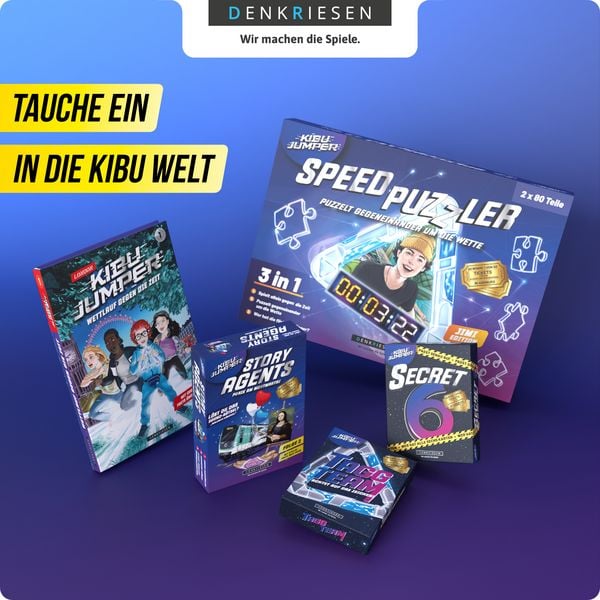 Produktbild: DENKRIESEN - KIBU JUMPER&reg; - Story Agents - London - "Wettlauf gegen die Zeit"