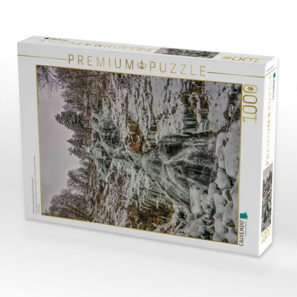 Produktbild: CALVENDO Puzzle Todtnauer Wasserfall, S&uuml;dschwarzwald | 1000 Teile Lege-Gr&ouml;&szlig;e 64x48cm Foto-Puzzle f&uuml;r gl&uuml;ckliche Stunden
