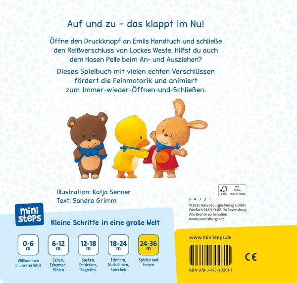 Produktbild: ministeps Knopf auf, Knopf zu - ab 24 Monate
