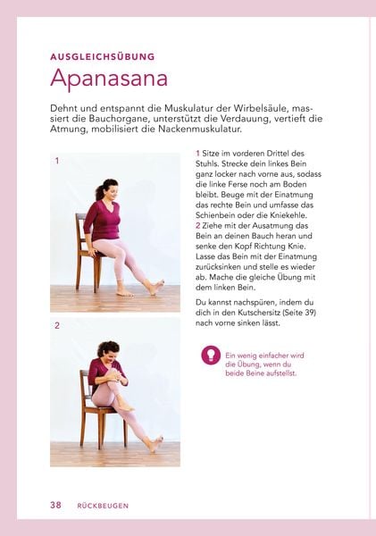 Yoga auf dem Stuhl für Senioren